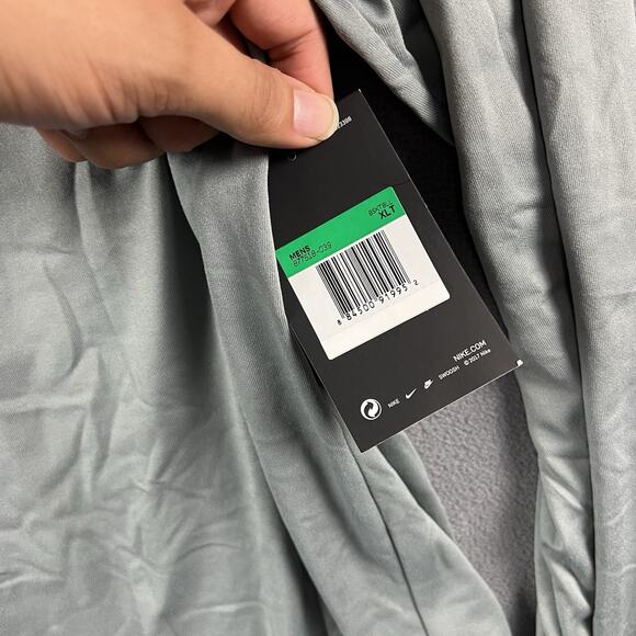 Nike Shirt Mens XL Tall Gray Sacramento Kings Dri-Fit Long Sleeve Team Issued - Picture 7 of 7